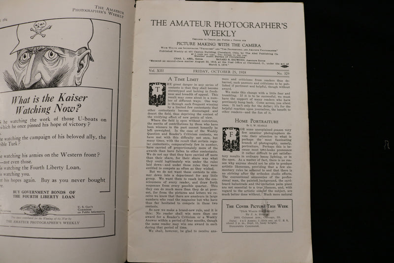 1918 OCTOBER 25 THE AMATEUR PHOTOGRAPHER'S WEEKLY MAGAZINE - K 1916