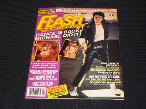1984 FLASH MAGAZINE - MICHAEL JACKSON - PREMIER ISSUE - E 16010