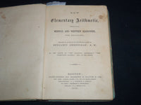 1873 GREENLEAF'S NEW ELEMENTARY ARITHMETIC VOLUME BENJAMIN GREENLEAF - KD 4814Y