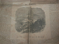 1853 SEP 3 THE SATURDAY EVENING POST NEWSPAPER - GODIVA - GARIBALDI - NP 5056