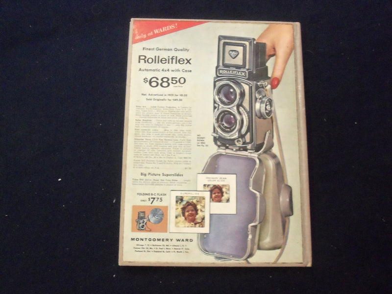 1960 MONTGOMERY WARD CAMERA BOOK CATALOG - HARDCOVER - R 96W