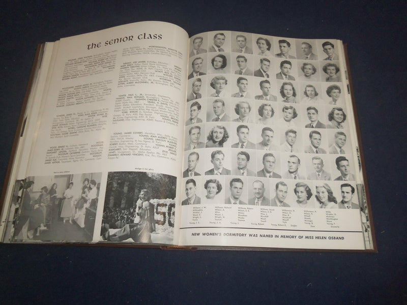 1950 THE COROLLA UNIVERSITY OF ALABAMA YEARBOOK -TUSCALOOSA, ALABAMA - YB 2424