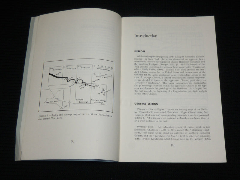 1971 UPPERMOST CLINTON STRATIGRAPHY AND PETROLOGY EAST CENTRAL NY BOOK - J 7050
