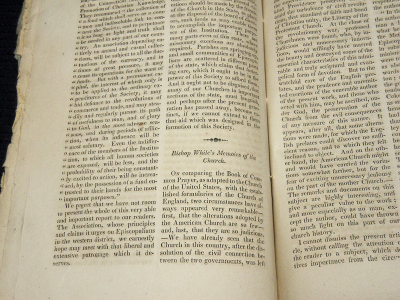 1821 THE CHURCHMAN'S MAGAZINE LOT OF 5 ISSUES - O 1134N