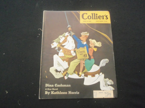 1941 JUNE 21 COLLIER'S MAGAZINE - DINA CASHMAN BY KATHLEEN NORRIS - ST 734R