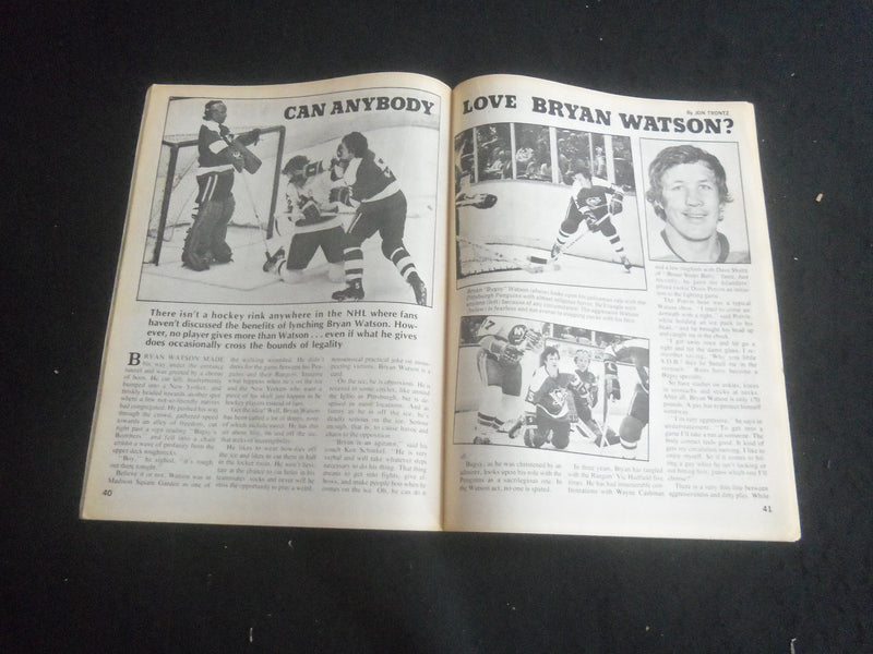 1974 MARCH SPORTS REVIEW SERIES HOCKEY MAGAZINE - ALL STAR ISSUE - B 6235T
