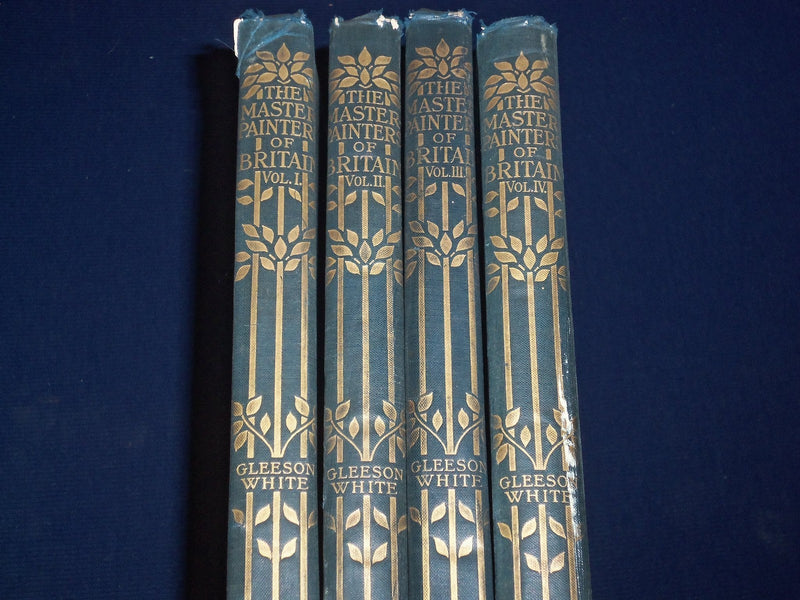1897-1898 THE MASTERS PAINTERS BRITAIN SET OF 4 VOLUMES GLEESON WHTIE - KD 1704