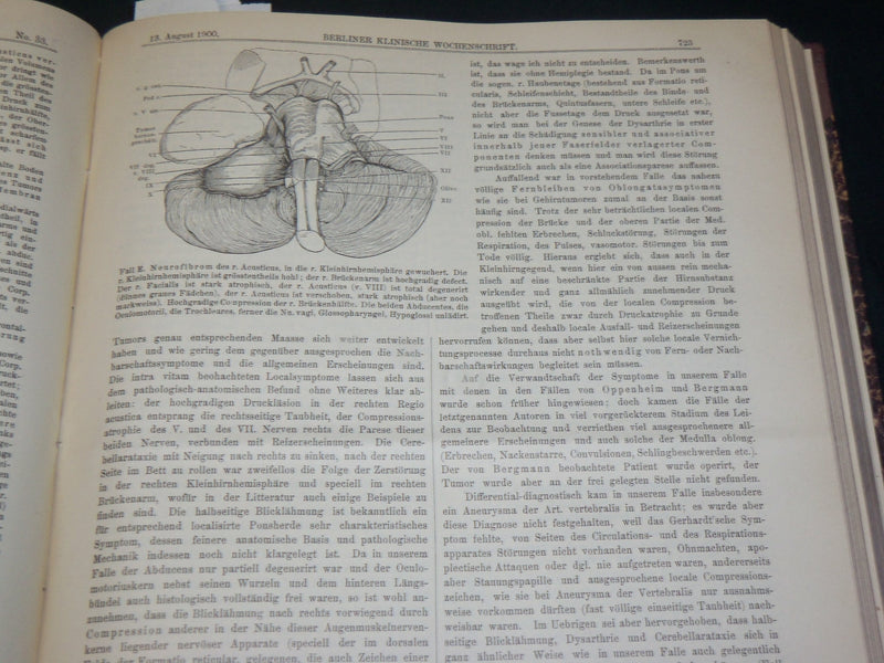 1900 JAN-DEC BERLINER KLINISCHE WOCHENSCHRIFT MAGAZINE BOUND VOLUME - KD 3644B