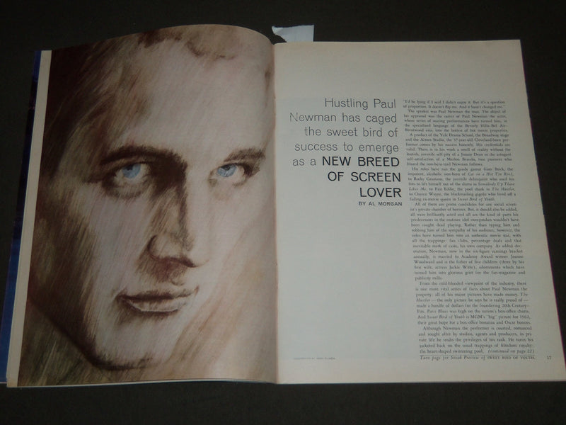 1962 FEBRUARY SBI SHOW BUSINESS ILLUSTRATED MAGAZINE - PAUL NEWMAN - ST 4978