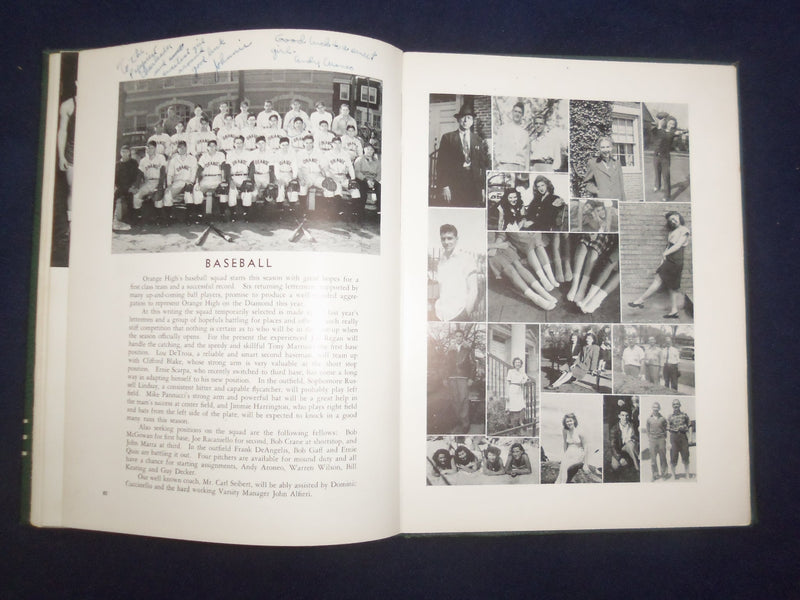 1947 ORANGE PEAL ORANGE HIGH SCHOOL YEARBOOK - ORANGE, NEW JERSEY - YB 3065
