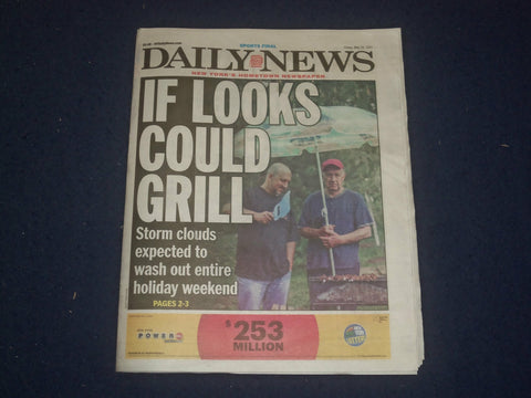2021 MAY 28 NEW YORK DAILY NEWS NEWSPAPER - STORMS FOR MEMORIAL DAY WEEKEND