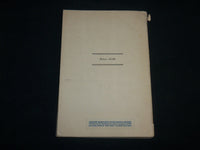 1938 SOCIAL WORK AND LEGISLATION IN SWEDEN SOFTCOVER BOOK - J 6801
