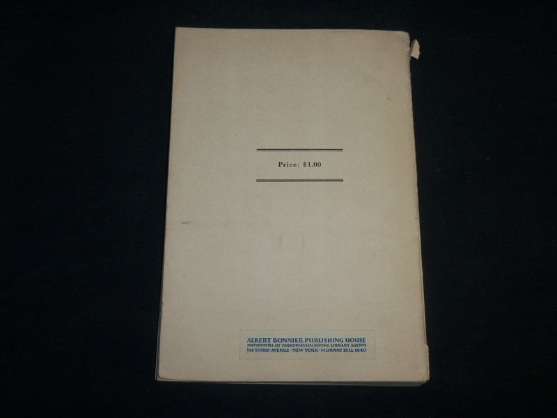 1938 SOCIAL WORK AND LEGISLATION IN SWEDEN SOFTCOVER BOOK - J 6801