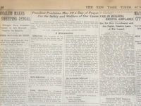 1918 MAY 12 NEW YORK TIMES - AMERICAN TROOPS CHEERED IN LONDON - NT 8179