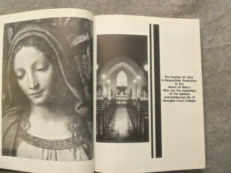 1983 COURTIER GEORGIAN COURT COLLEGE YEARBOOK - LAKEWOOD, NEW JERSEY - YB 3203