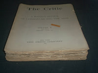 1886 THE CRITIC MAGAZINE LOT OF 25 PLUS INDEX -GREAT REVIEWS & ARTICLES- WR 559R