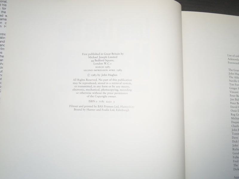 1983 LONG LIVE THE NATIONAL HARDCOVER BOOK BY JOHN HUGHES & P. WATSON - R 736M