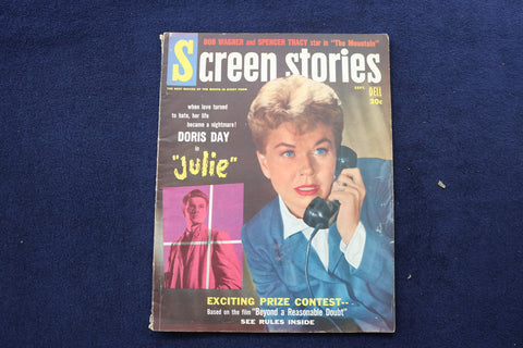 1956 SEPTEMBER SCREEN STORIES MAGAZINE - DORIS DAY COVER - E 12827