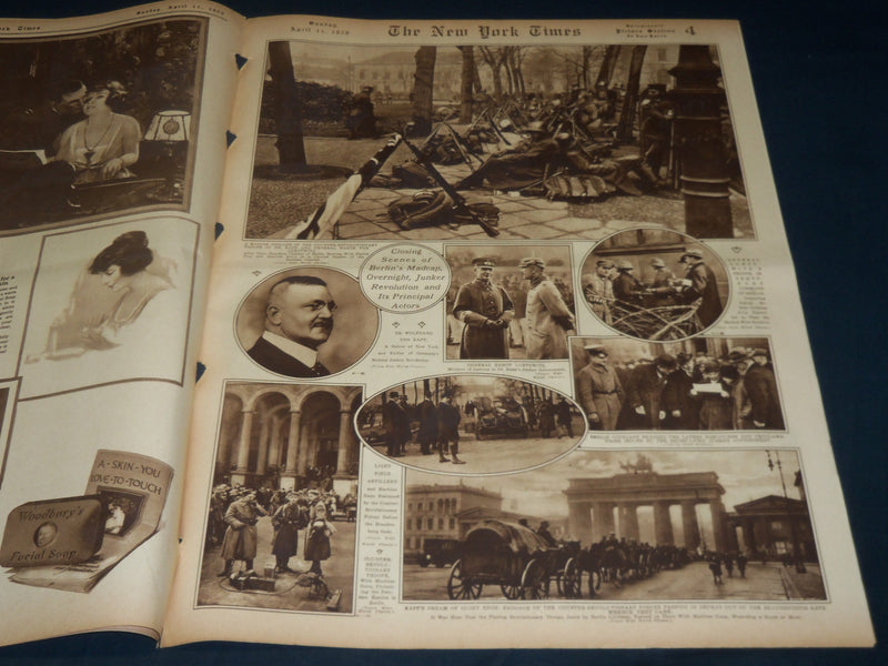 1920 APRIL 11 NEW YORK TIMES PICTURE SECTION - JOHN BURROUGHS - NT 8761