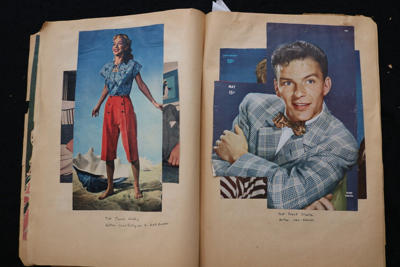 MASSIVE MOVIE STARS SCRAPBOOK - FRANK SINATRA - E 24908