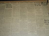1905 DECEMBER 9 THE BOSTON HERALD NEWSPAPER- MRS. ROGERS OF THE GALLOWS - BH 270