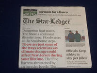 2018 NOVEMBER 1 STAR LEDGER NEWSPAPER - CLIMATE CHANGE COULD AFFECT NJ