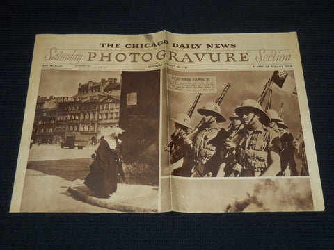 1941 JANUARY 25 CHICAGO DAILY NEWS SUNDAY PHOTOGRAVURE SECTION- GOYA - NP 8936