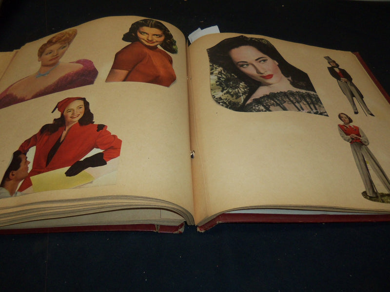 1940'S HOLLYWOOD MOVIE STARS SCRAPBOOK - GREAT PHOTOS - SHIRLEY TEMPLE - 34A