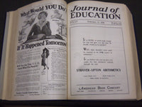 1928 JANUARY-DECEMBER JOURNAL OF EDUCATION BOUND VOLUME - COMPLETE YEAR - R 891