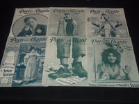 1905 PARIS QUI CHANTE REVUE ILLUSTREE MAGAZINE LOT OF 30 ISSUES - O 3442B