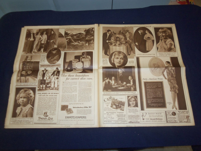 1929 JAN 20 NEW YORK HERALD TRIBUNE GRAVURE SECTION - COOLIDGE DAM - NP 4993