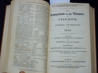 1844 THE BRITISH ALMANAC AND COMPANION VOLUME - LONDON - KD 7589