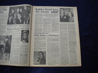 1962 APRIL 29 NEW YORK MIRROR NEWSPAPER - TINA MADDISON COVER PHOTO - NP 6001