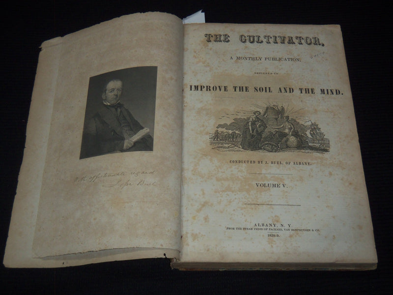 1838-1839 THE CULTIVATOR MAGAZINE BOUND VOLUME NO. 5 - KD 3351M