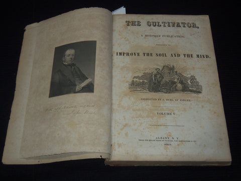 1838-1839 THE CULTIVATOR MAGAZINE BOUND VOLUME NO. 5 - KD 3351M