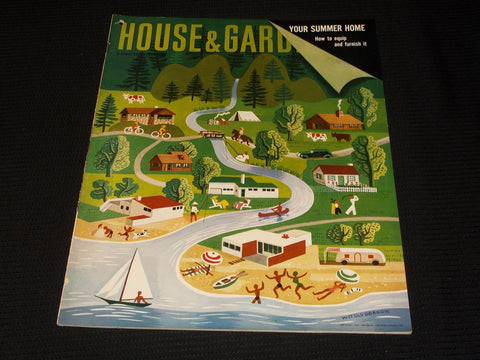 1940 JUNE SECTION 2 HOUSE & GARDEN MAGAZINE FRONT COVER - E 4510