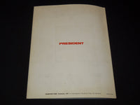 1968 THE PRESIDENT DIRECTORY - SOFTCOVER - BANK OF TOKYO - SP 3136D