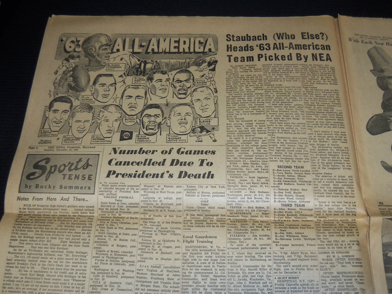 1963 NOVEMBER 23 THE NEWS - CHARGE MAN OF ASSASSINATION OF JFK - NP 1847P