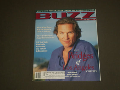 1993 OCTOBER BUZZ MAGAZINE - JEFF BRIDGES - B 481