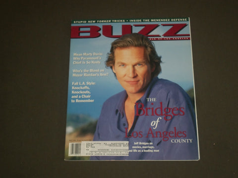 1993 OCTOBER BUZZ MAGAZINE - JEFF BRIDGES - B 481