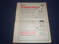 1973 AUG 20-22 SPORTS EYE NEWSPAPER - OTB ADVANCE BETS ON ROOSEVELT - NP 5599