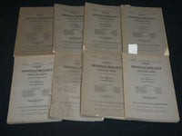1911-1914 ANNALS OF OPHTHALMOLOGY MAGAZINE LOT OF 8 ISSUES - WR 106M