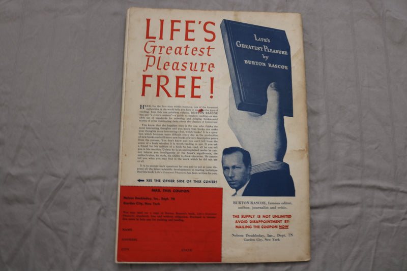 1937 JULY NATURE MAGAZINE - ST 6922I