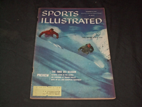 1959 NOVEMBER 23 SPORTS ILLUSTRATED MAGAZINE - 1960 SKI SEASON- SP 8948
