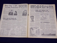 1942 FEBRUARY 7 NEW YORK DAILY NEWS - SUB GETS 17TH SHIP: 26 LOST - NP 1920