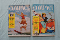 1957-1959 COMPACT DIGEST MAGAZINE - LOT OF 8 - O 3941