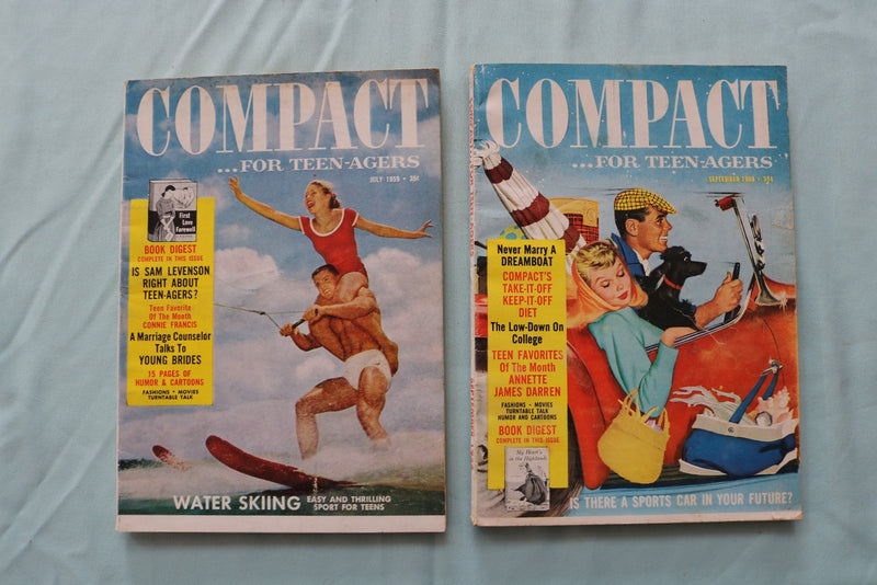 1957-1959 COMPACT DIGEST MAGAZINE - LOT OF 8 - O 3941