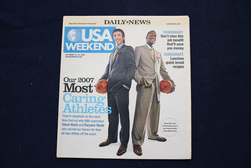 2007 OCT 12-14 USA WEEKEND MAGAZINE - STEVE NASH-DWYANE WADE COVER - E 18315
