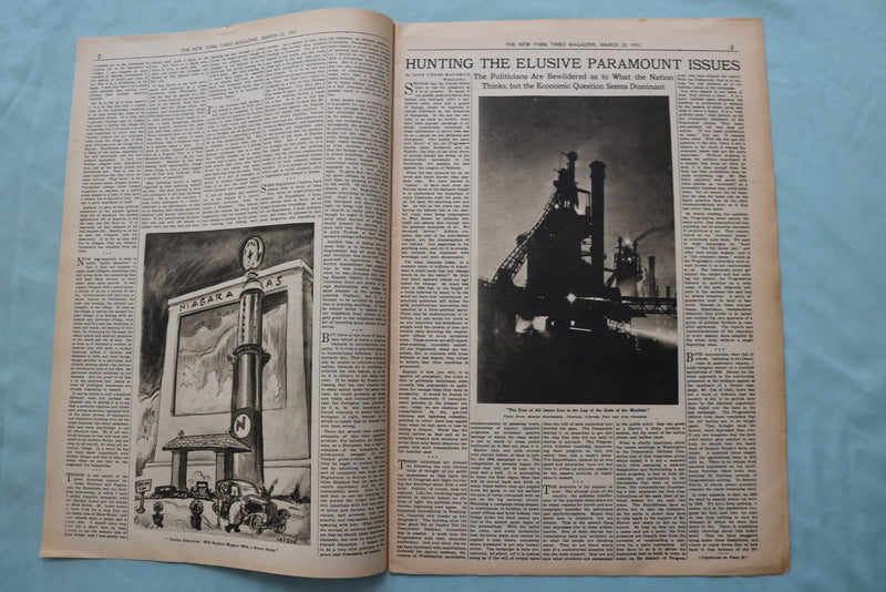 1931 MARCH 22 THE NEW YORK TIMES MAGAZINE SECTION - G. K. CHETERTON - NP 9107