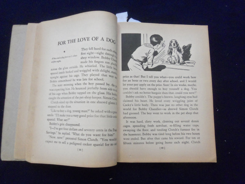 1946 BIG BIG FAVORITE STORIES - DOG STORIES-BLACK BEAUTY SOFTCOVER BOOK- KD 8493